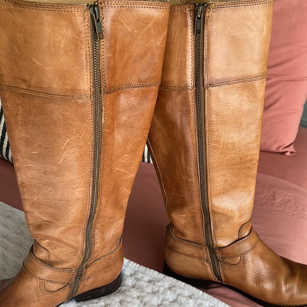 Frye Leather Harness boot size 8 - Picture 2 of 6